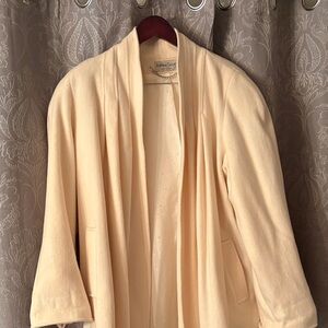 Ashley Scott Women's Elegant Cream Jacket